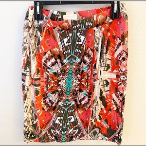 Anthropologie Maeve patterned skirt